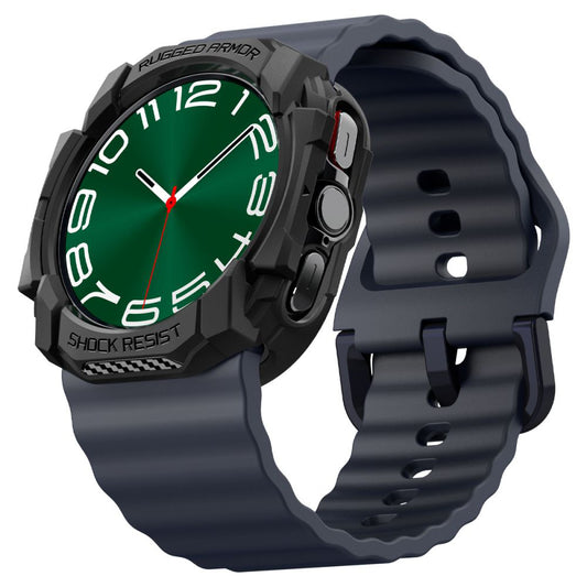 Калъф Spigen Rugged Armor за Samsung Galaxy Watch Ultra, Черен