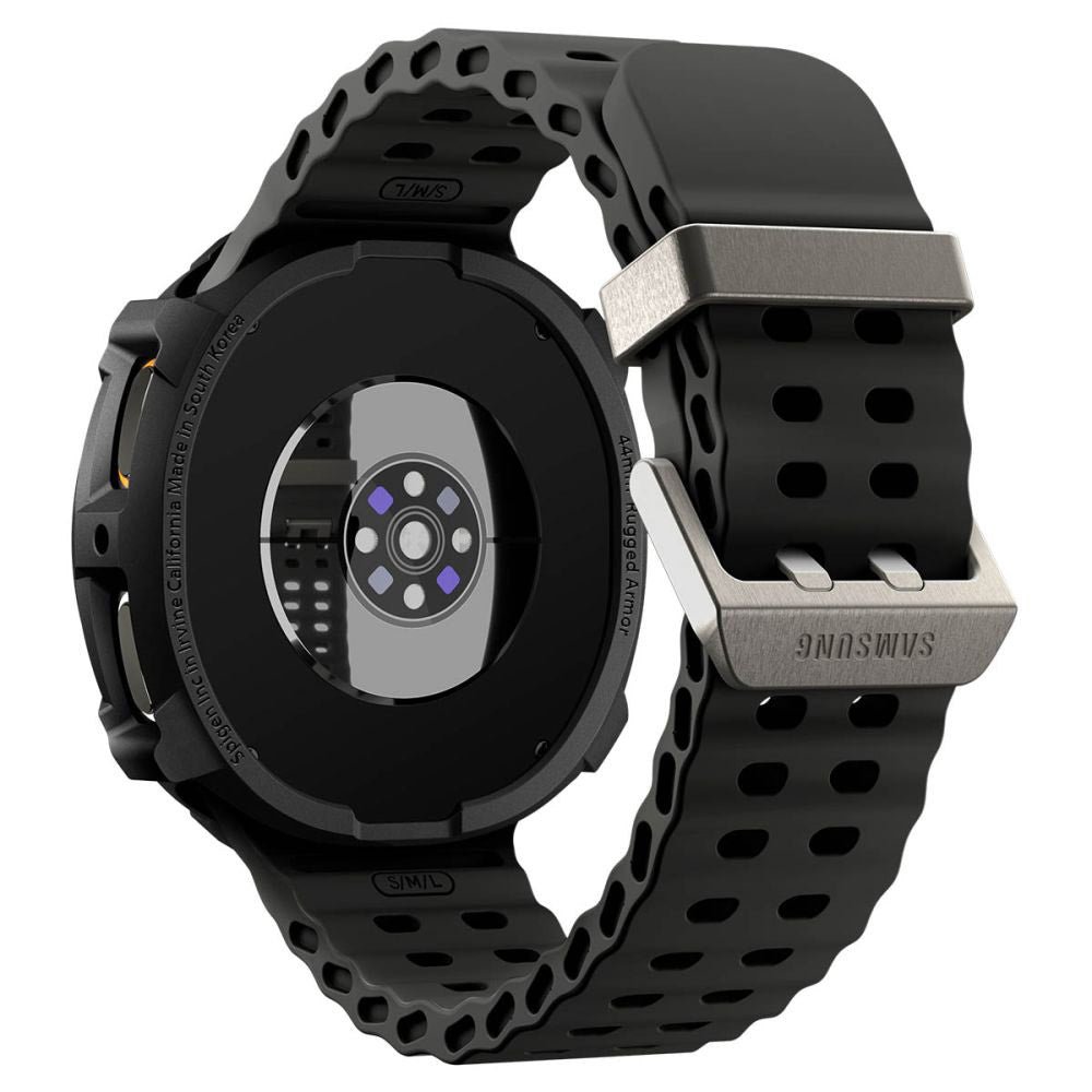 Калъф Spigen Rugged Armor за Samsung Galaxy Watch8 44mm, Матиран Черен ACS10006