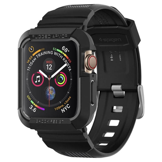 Калъф Spigen Rugged Armor Pro за Apple Watch 44mm Series, Черен 062CS25324