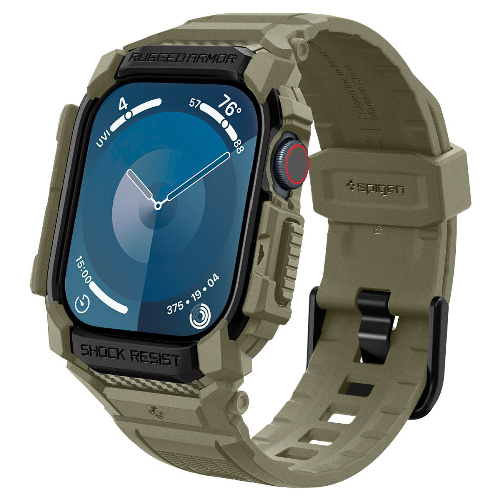 Калъф Spigen Rugged Armor Pro за Apple Watch Series 10 46mm, Каки ACS08608