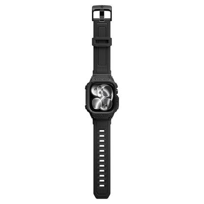 Калъф Spigen Rugged Armor Pro за Apple Watch Series 12 42mm, Матиран Черен ACS11883