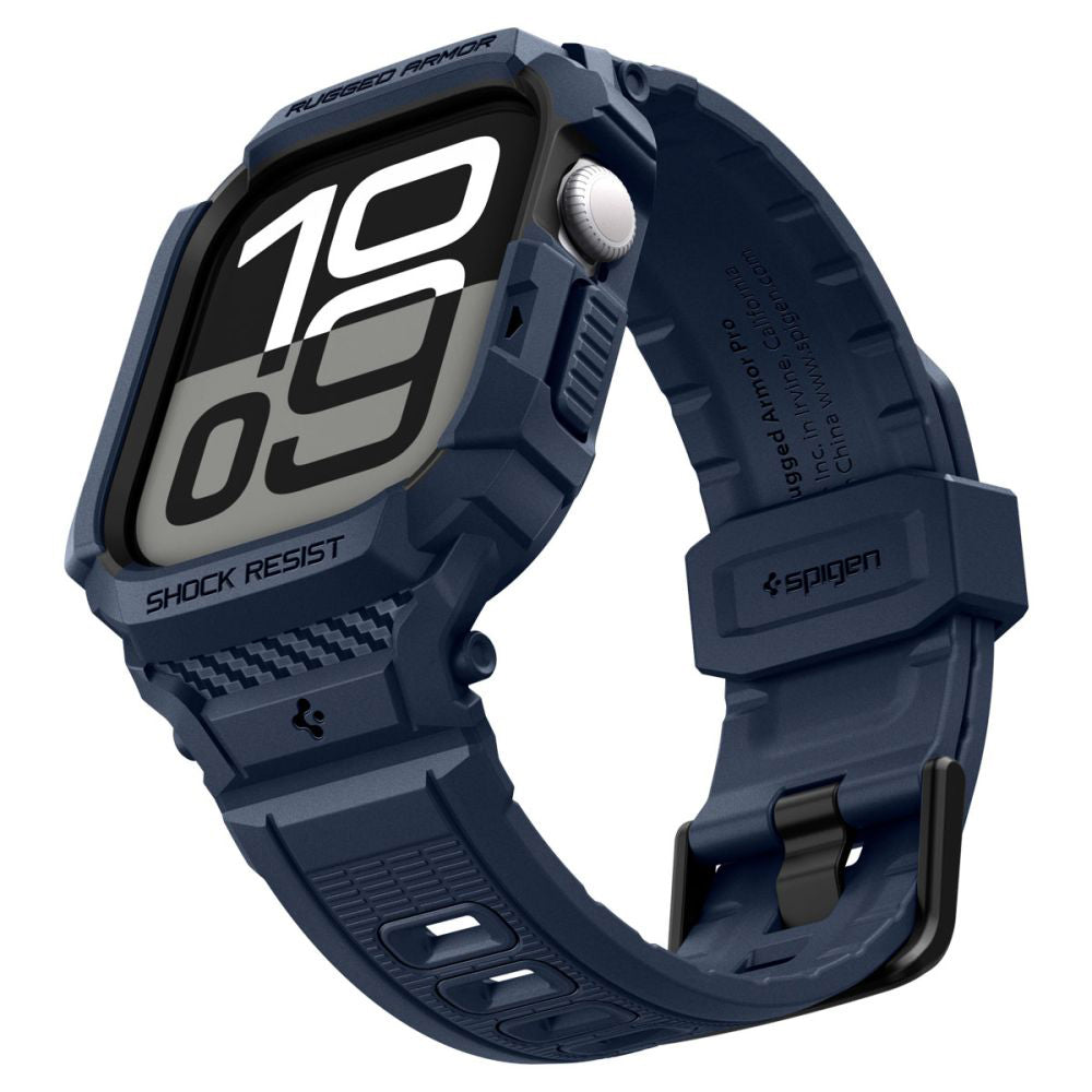 Калъф Spigen Rugged Armor Pro V2 за Apple Watch Series 10 / 11 42mm, Тъмносин ACS10495