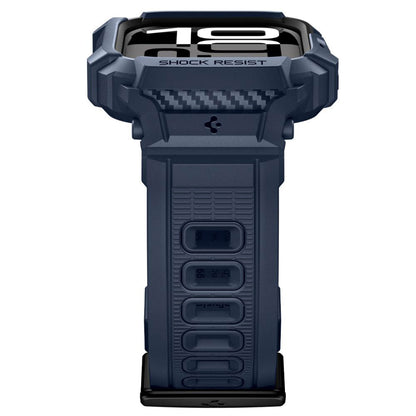 Калъф Spigen Rugged Armor Pro V2 за Apple Watch Series 10 / 11 42mm, Тъмносин ACS10495