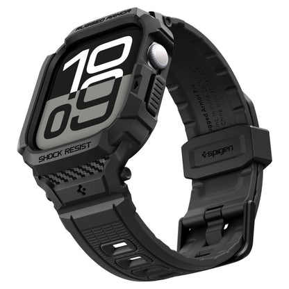Калъф Spigen Rugged Armor Pro V2 за Apple Watch Series 10 / 11 42mm, Матово Черен ACS10494