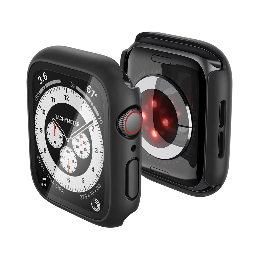 Калъф Spigen Thin Fit 360 за Apple Watch Series 44mm, Черен ACS11592