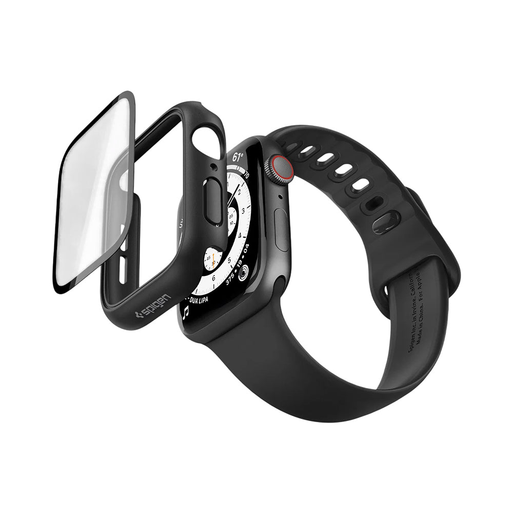Калъф Spigen Thin Fit 360 за Apple Watch Series 44mm, Черен ACS11592