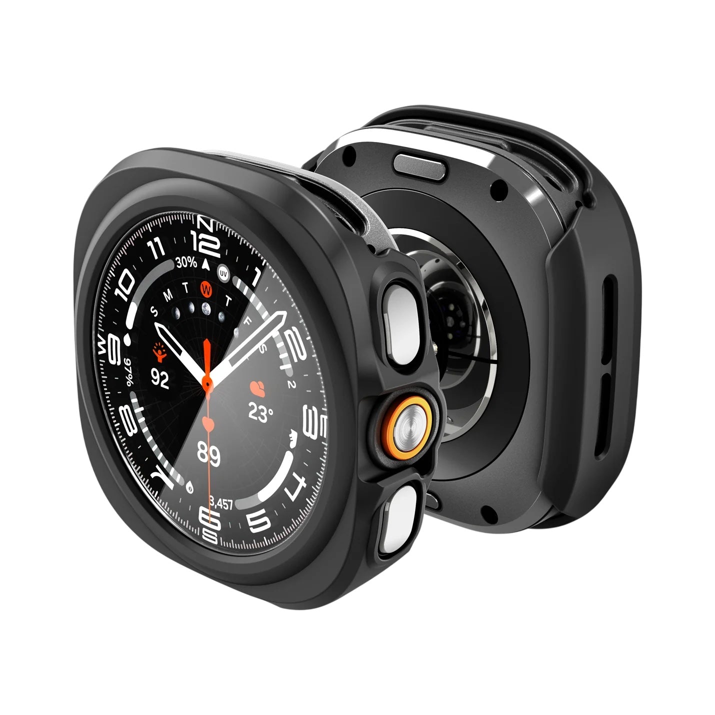 Калъф Spigen Thin Fit 360 за Samsung Galaxy Watch Ultra2, Черен ACS11609