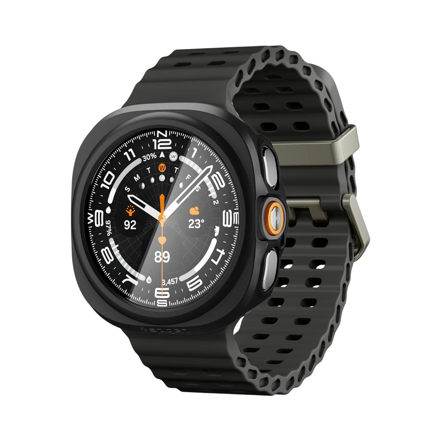 Калъф Spigen Thin Fit 360 за Samsung Galaxy Watch Ultra2, Черен ACS11609