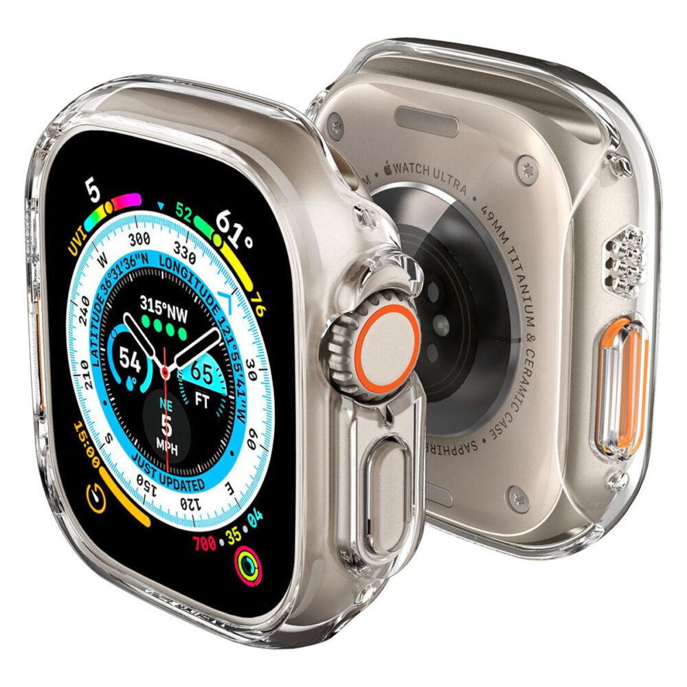 Калъф Spigen Thin Fit за Apple Watch Ultra Series, прозрачен ACS05917