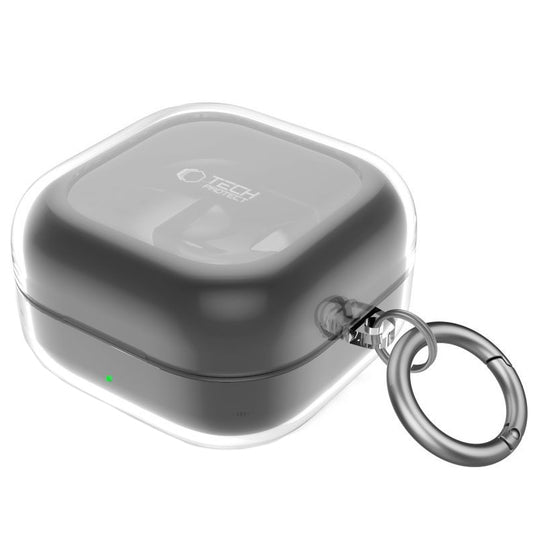 Калъф Tech-Protect Flexair за Samsung Galaxy Buds4 / Buds4 Pro, Прозрачен