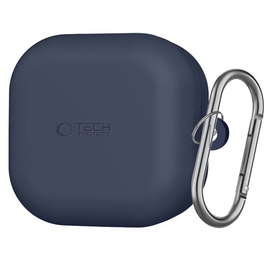 Калъф Tech-Protect Silicone Hook за Samsung Galaxy Buds4 / Buds4 Pro, Тъмносин