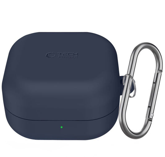 Калъф Tech-Protect Silicone Hook за Samsung Galaxy Buds4 / Buds4 Pro, Тъмносин