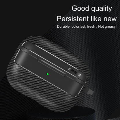 Калъф Techsuit CarbonFiber за Apple AirPods Pro 3, Черен