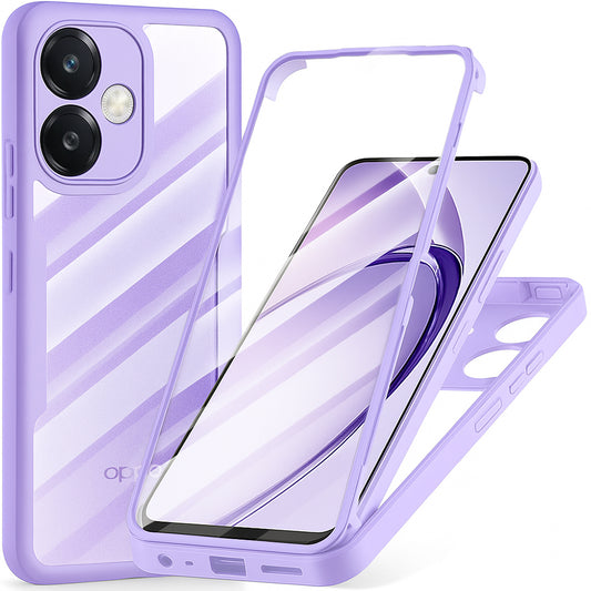 Case for Oppo A3 4G / A3 5G, Techsuit, ColorVerse 360, Purple