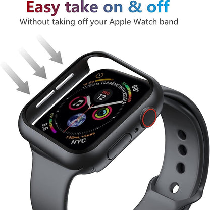 Калъф Techsuit Defense360 Pro за Apple Watch 44mm Series, Черен