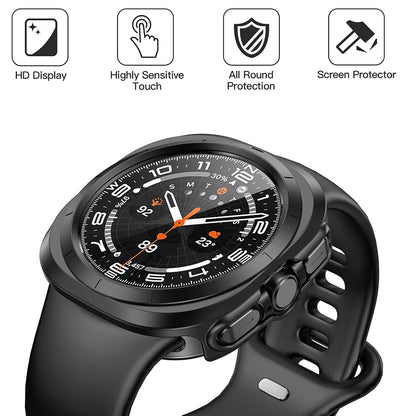 Калъф Techsuit Defense360 Pro за Samsung Galaxy Watch Ultra, Черен