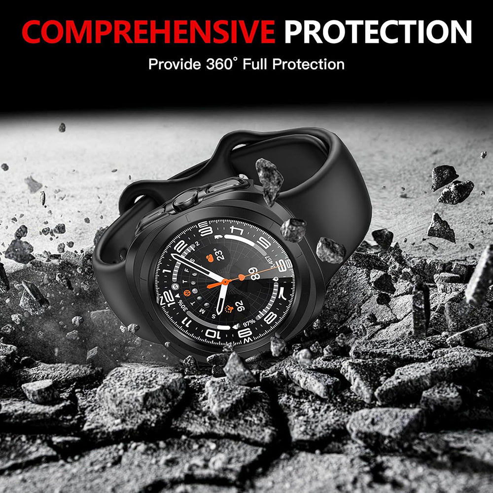 Калъф Techsuit Defense360 Pro за Samsung Galaxy Watch Ultra, Черен