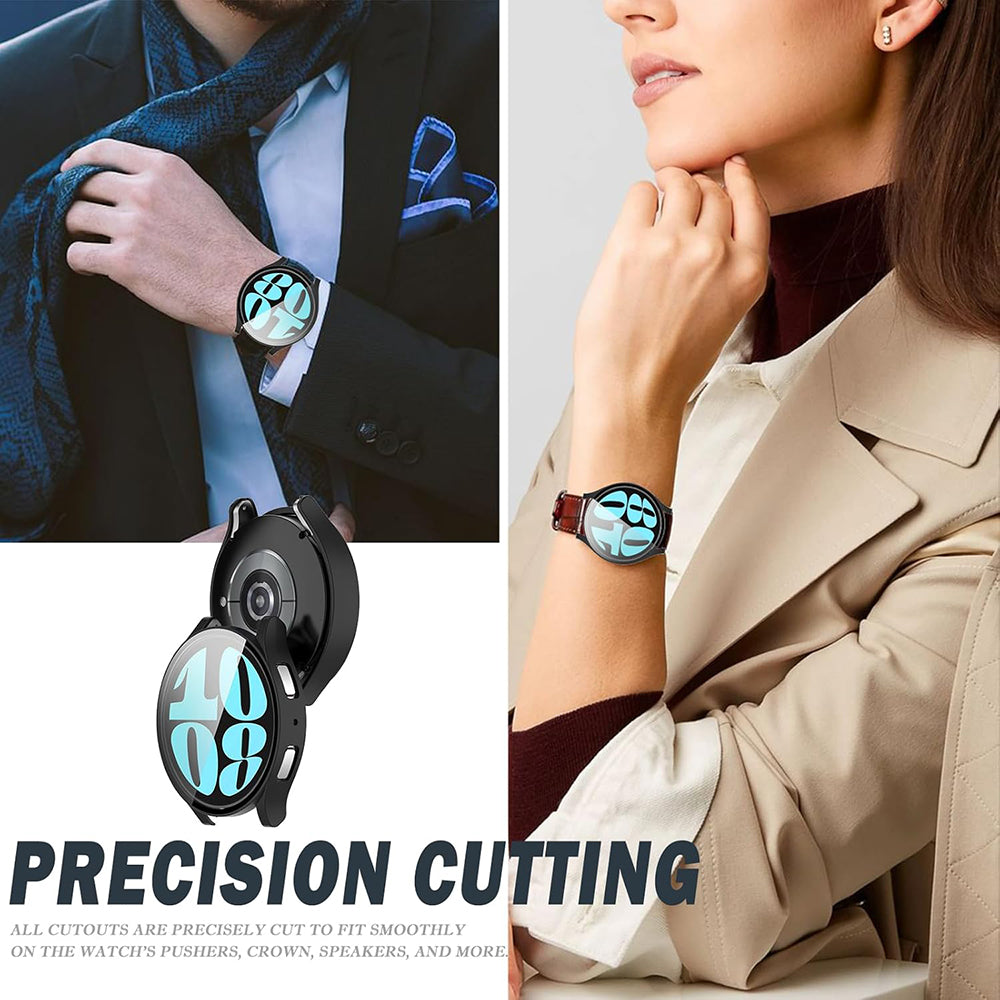 Калъф Techsuit Defense360 Pro за Samsung Galaxy Watch6 40mm, Черен