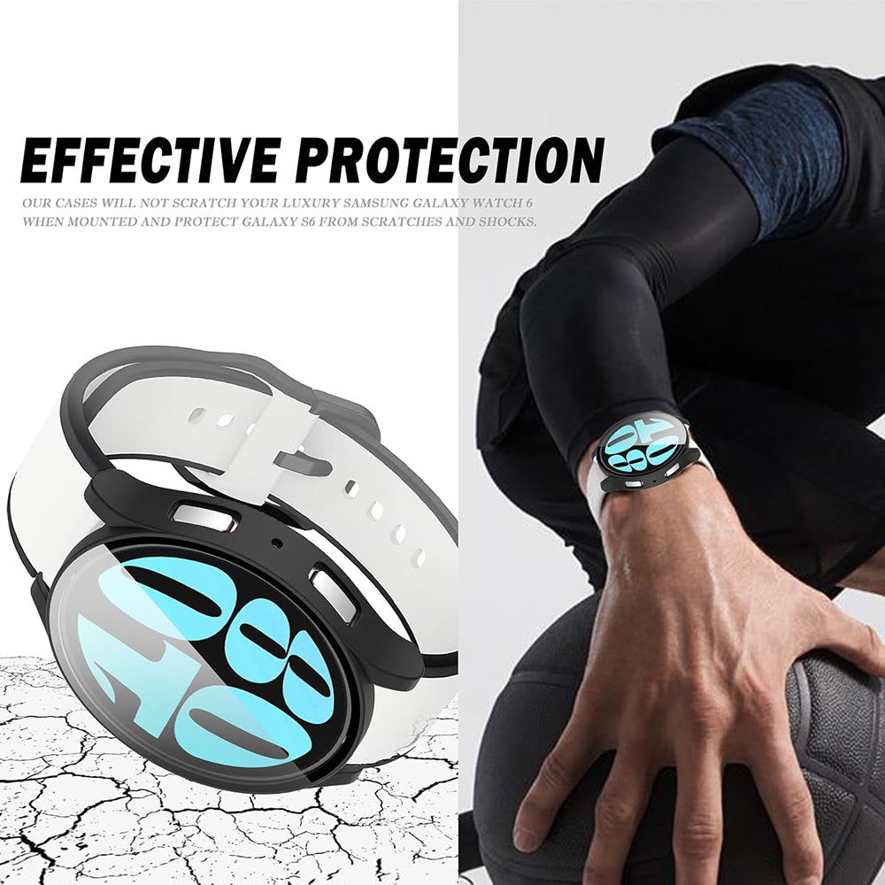 Калъф Techsuit Defense360 Pro за Samsung Galaxy Watch6 40mm, Черен