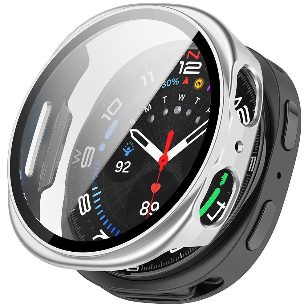 Калъф Techsuit Defense360 Pro за Samsung Galaxy Watch8 40mm, Сребрист