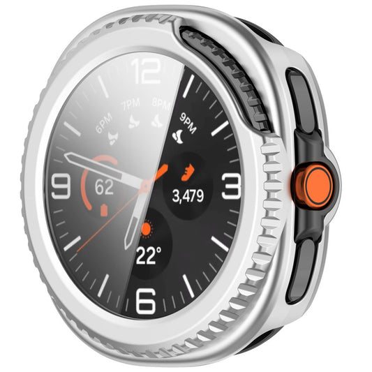 Techsuit Defense360 Pro Case for Samsung Galaxy Watch8 Classic, Silver