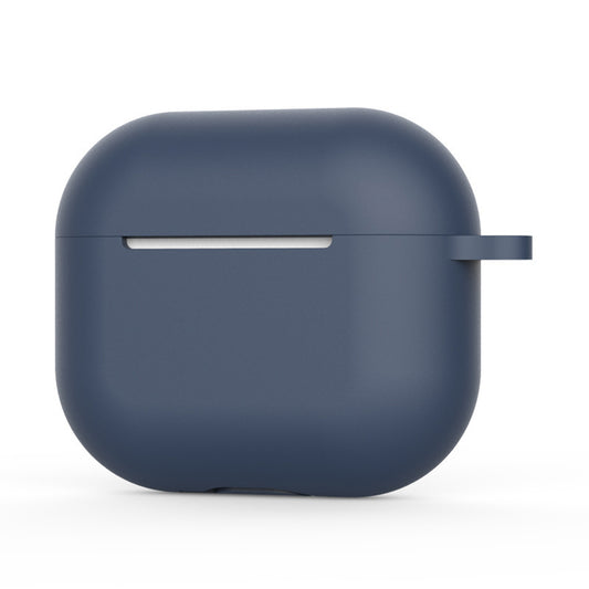 Силиконов калъф Techsuit за Apple AirPods 4, Тъмносин