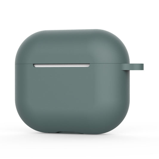 Калъф Techsuit Silicone за Apple AirPods 4, Тъмнозелен