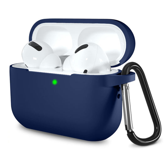 Калъф Techsuit Silicone за Apple AirPods Pro Series, Тъмносин