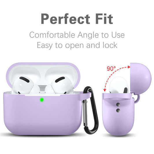 Калъф Techsuit Silicone за Apple AirPods Pro Series, Лилав