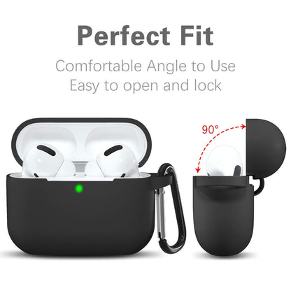 Калъф Techsuit Silicone за Apple AirPods Pro Series, Черен