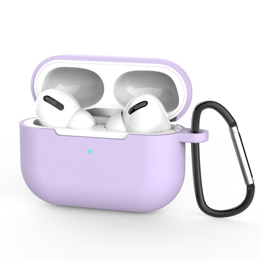Калъф Techsuit Silicone Case за Apple AirPods Pro 3, Лилав