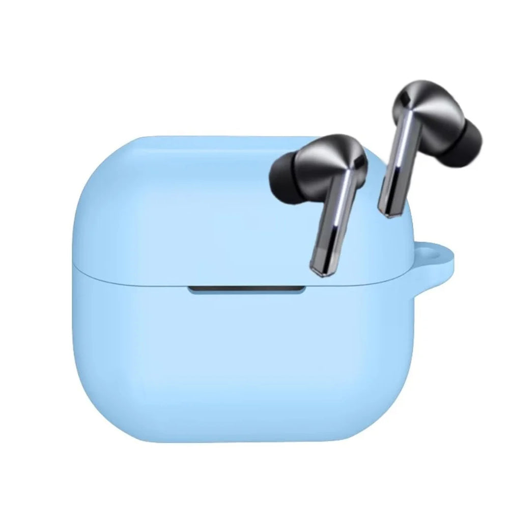Калъф Techsuit Silicone за Samsung Galaxy Buds3 FE / Buds3 Pro / Buds3, Син