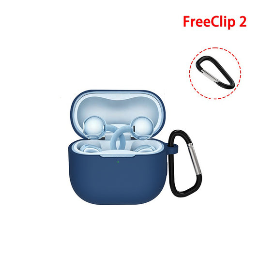 Калъф Techsuit Silicone за Huawei FreeClip 2, Черен