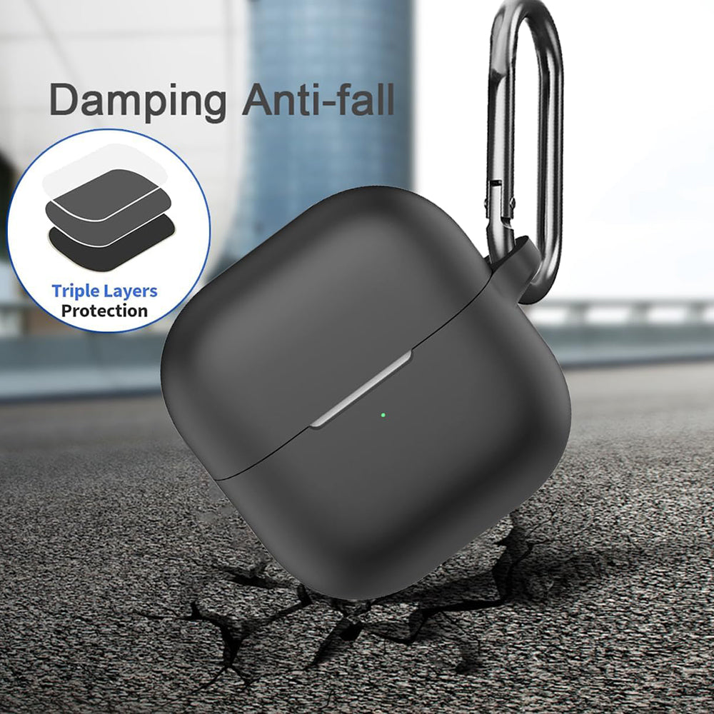 Калъф Techsuit Silicone за Huawei FreeClip 2, Черен