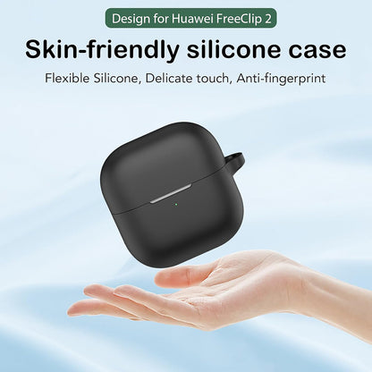 Калъф Techsuit Silicone за Huawei FreeClip 2, Черен
