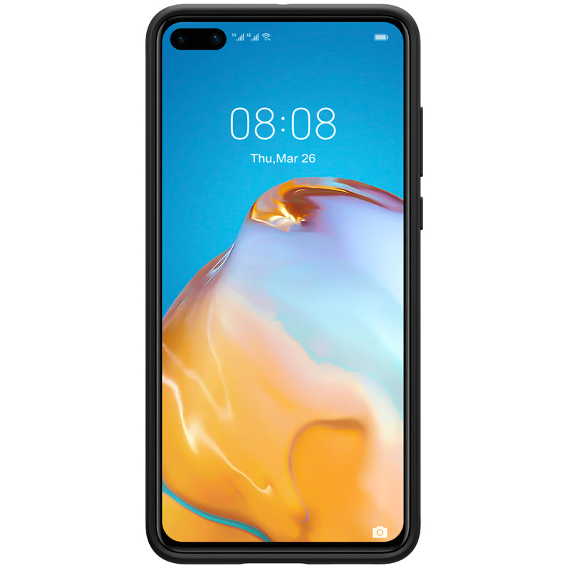 Калъф за Huawei P40, Nillkin, Flex Pure Liquid Silicone, черен