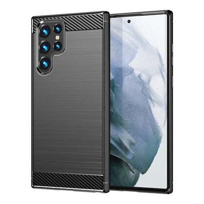 Калъф за Samsung Galaxy S23 Ultra S918, OEM, Карбон, Черен