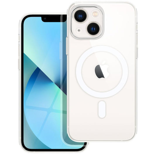 Калъф MagSafe за Apple iPhone 13, OEM, Clear Mag, Прозрачен