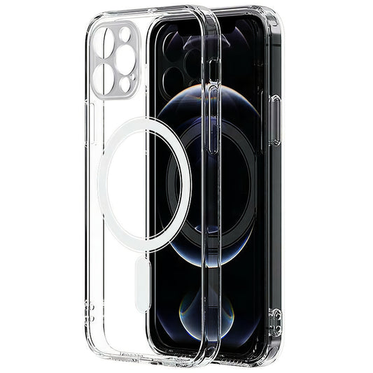 Калъф MagSafe за Apple iPhone 13 Pro, OEM, магнитен противоударен, прозрачен