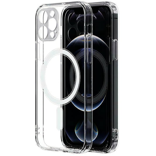 MagSafe калъф за Apple iPhone 12 Pro, OEM, магнитен, прозрачен
