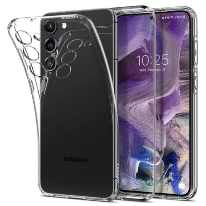 Калъф за Samsung Galaxy S23 S911, Spigen, с течен кристал, прозрачен ACS05708