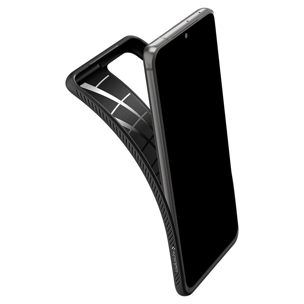 Калъф за Samsung Galaxy S21 Ultra 5G G998, Spigen, Liquid Air, Black SPN1456BLK SPN1456BLK