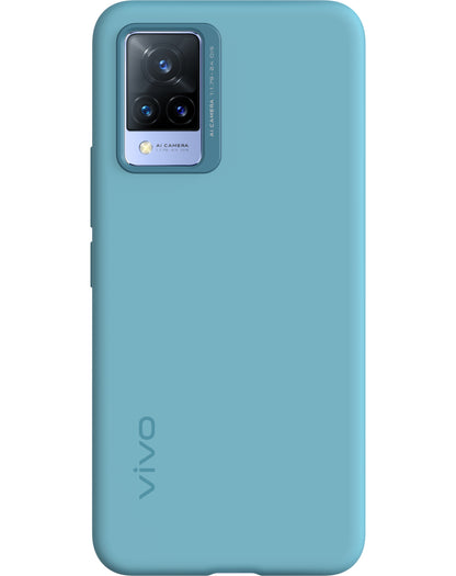 Калъф за vivo V21 5G, силиконово покритие, син 6000173