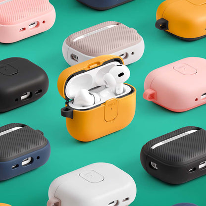 Калъф UNIQ Clyde за Apple AirPods 4, Синьо-Черен