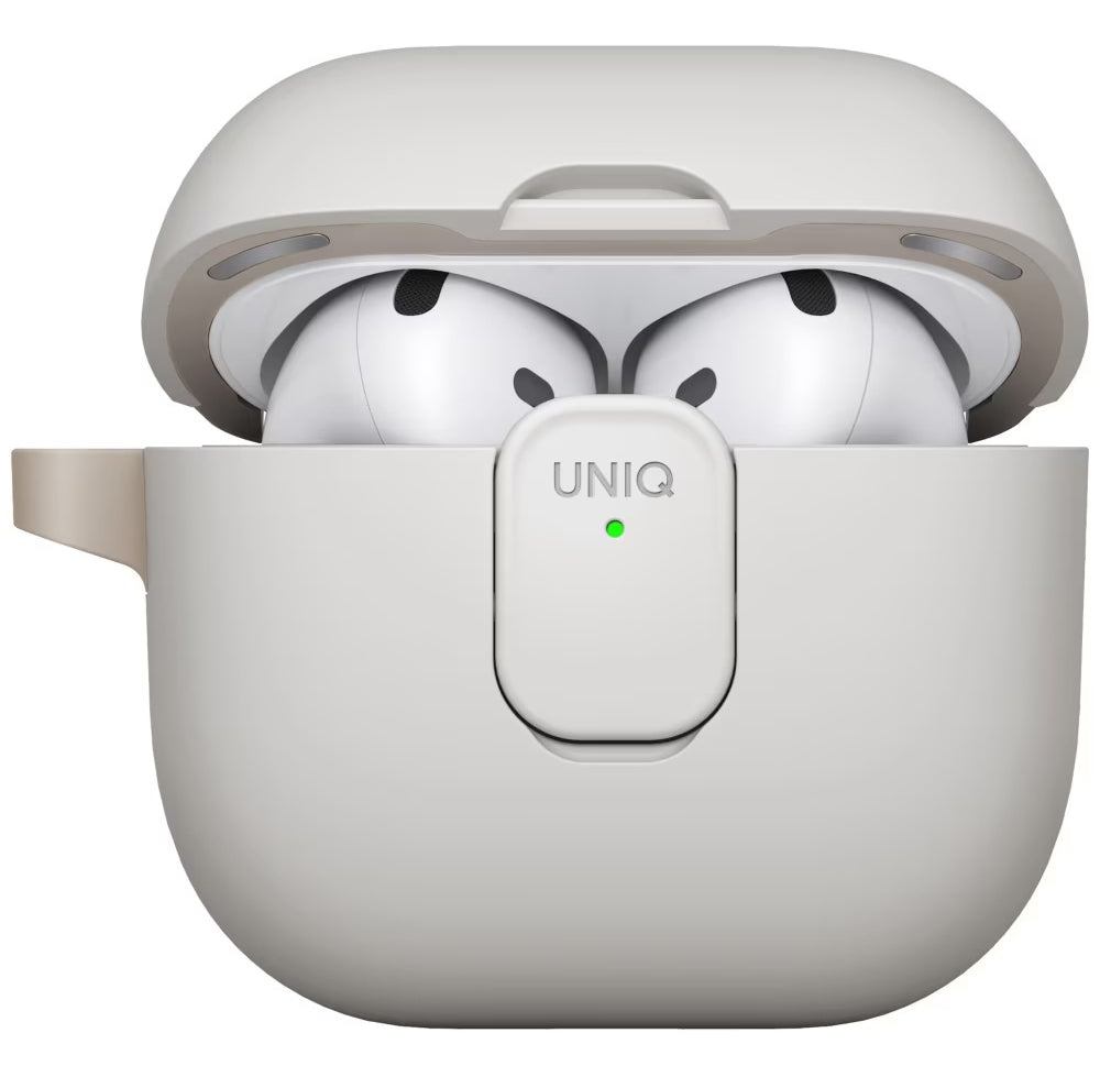Калъф UNIQ Clyde за Apple AirPods 4, Сив Беж
