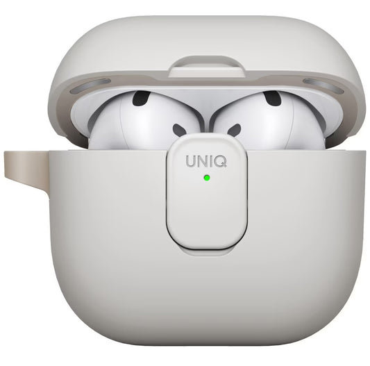 Калъф UNIQ Clyde за Apple AirPods 4, Сив Беж