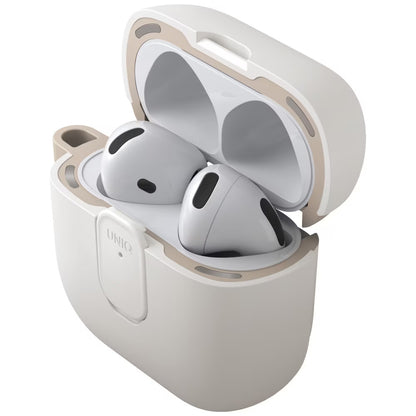 Калъф UNIQ Clyde за Apple AirPods 4, Сив Беж