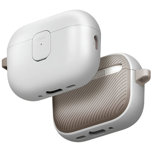 Калъф UNIQ Clyde за Apple AirPods Pro 3, Сиво Бежово