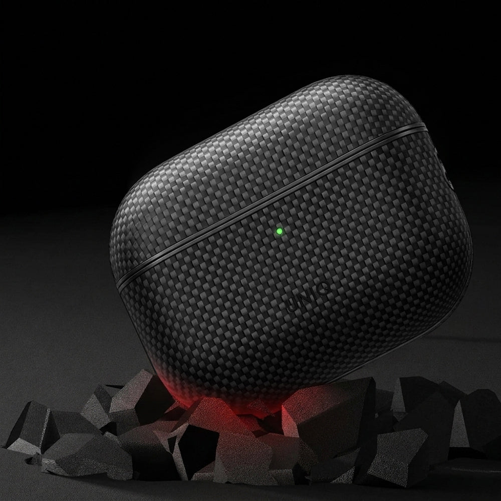Калъф UNIQ Keva Prime за Apple AirPods Pro 3, Черен