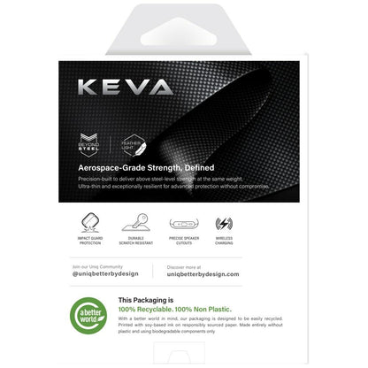 Калъф UNIQ Keva Prime за Apple AirPods Pro 3, Черен